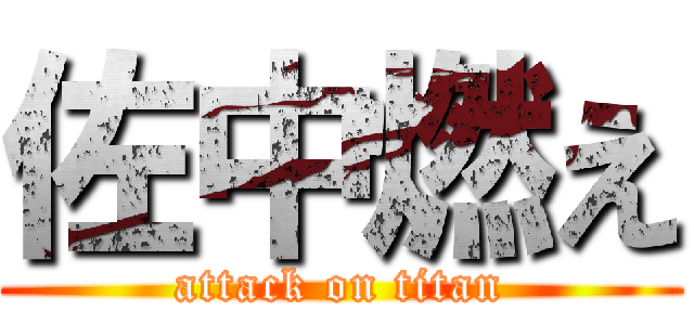 佐中燃え (attack on titan)