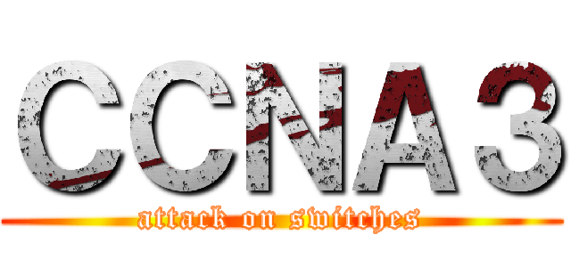 ＣＣＮＡ３ (attack on switches)