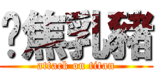 烤焦乳豬 (attack on titan)