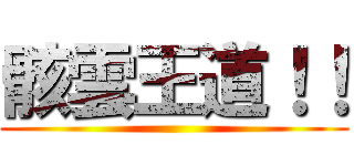 骸雲王道！！ ()