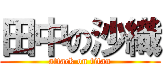 田中の沙織 (attack on titan)