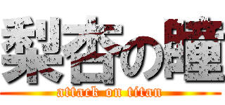 梨杏の瞳 (attack on titan)