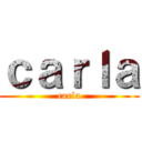 ｃａｒｌａ (carla)