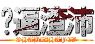 傻逼渣沛 (SHABIZHAPEI)