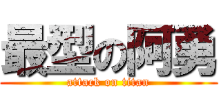 最型の阿勇 (attack on titan)