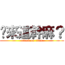 你來這幹麻？ (attack on titan)