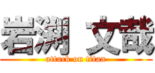 岩渕 文哉 (attack on titan)