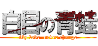 白目の青蛙 (My love  never change)