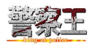 警察王 (king of police)