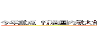 今年重点  打造国内最大的创业投资领域视频媒体矩阵 (attack on titan)