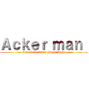 Ａｃｋｅｒ ｍａｎ  (Attack On Titan Night Light)