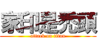 家印是禿頭 (attack on titan)