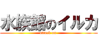 水族館のイルカ (attack on )