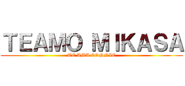 ＴＥＡＭＯ ＭＩＫＡＳＡ (TE AMA CONNIE)
