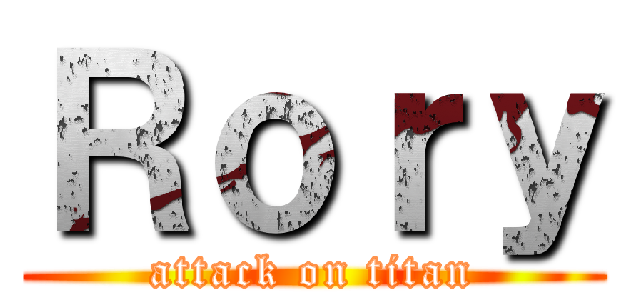 Ｒｏｒｙ (attack on titan)