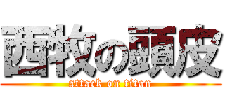 西牧の頭皮 (attack on titan)