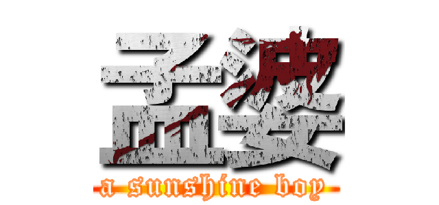 孟婆 (a sunshine boy)
