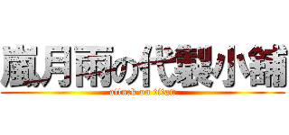 嵐月雨の代製小舖 (attack on titan)
