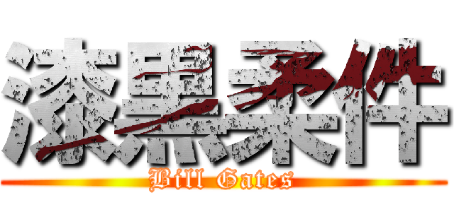 漆黒柔件 (Bill Gates)
