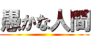 愚かな人間 ()
