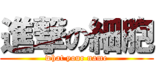 進撃の細胞 (what your name)