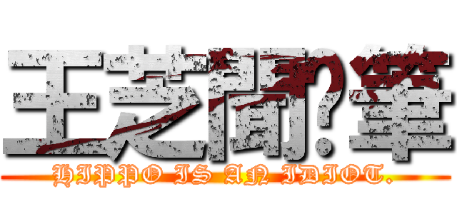 王芝聞煞筆 (HIPPO IS AN IDIOT.)