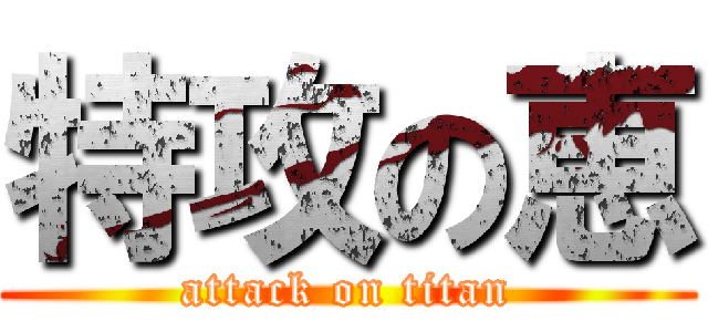 特攻の恵 (attack on titan)