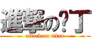 進撃の步丁 (attack on titan)