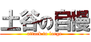 土谷の自慢 (attack to large)