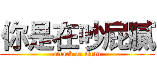 你是在吵屁膩 (attack on titan)