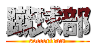 蹴球部 (soccerteam)