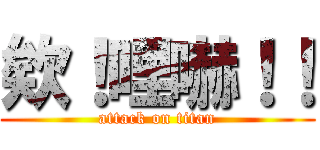 欸！哩嚇！！ (attack on titan)