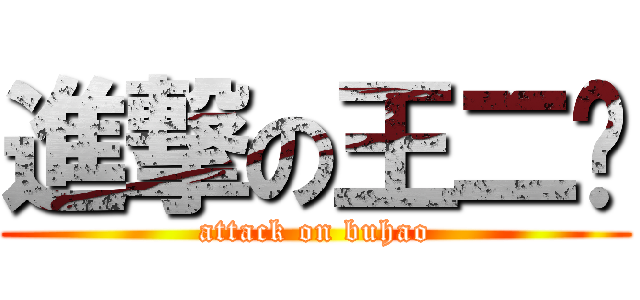 進撃の王二孬 (attack on buhao)