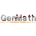 ＧｅｎＭａｔｈ (Domain and Range)