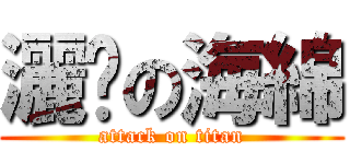 灑淚の海綿 (attack on titan)