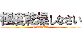 極度乾燥しなさい (SuperDry)