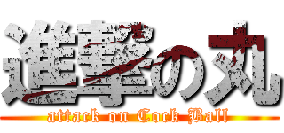 進撃の丸 (attack on Cock Ball)