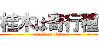 桂木は奇行種 (attack on titan)