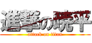 進撃の暁平 (attack on titan)