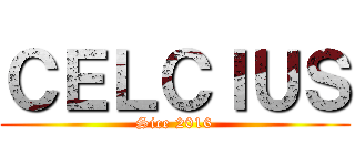ＣＥＬＣＩＵＳ (Sice 2016)