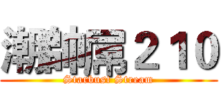 潮帥屌２１０ (Starbust Stream)