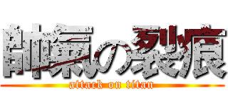 帥氣の裂痕 (attack on titan)