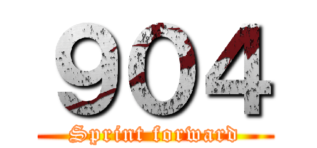 ９０４ (Sprint forward)
