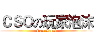 ＣＳＯの玩家泡沫 (I am Foam!)