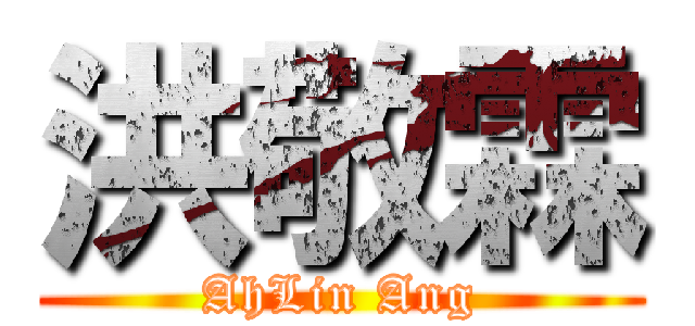 洪敬霖 (AhLin Ang)
