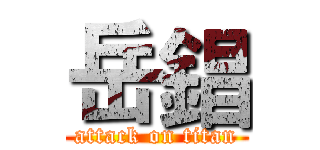 岳錩 (attack on titan)