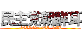 民主党朝鮮耳 (NARROW  EAR  TAB)