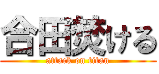 合田焚ける (attack on titan)