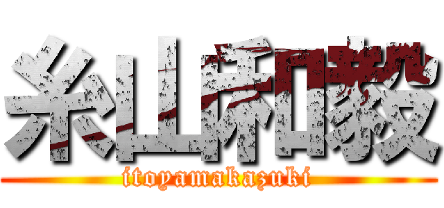 糸山和毅 (itoyamakazuki)