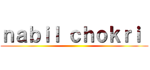 ｎａｂｉｌ ｃｈｏｋｒｉ  ()